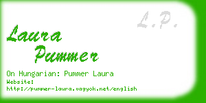laura pummer business card